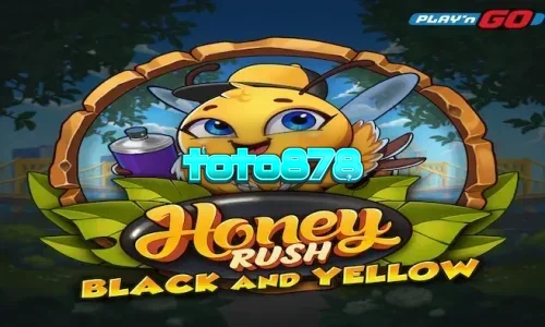 Tampilan grid neon Honey Rush Black and Yellow dengan latar belakang kota malam hari