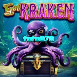 Tampilan antarmuka slot Get Kraken pada perangkat seluler dengan fokus pada simbol Kraken.