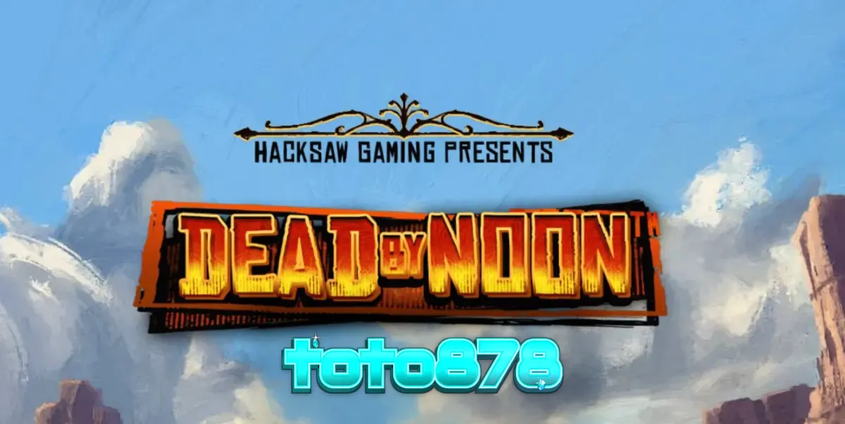 Tampilan visual slot Dead by Noon dengan nuansa Wild West yang mencekam